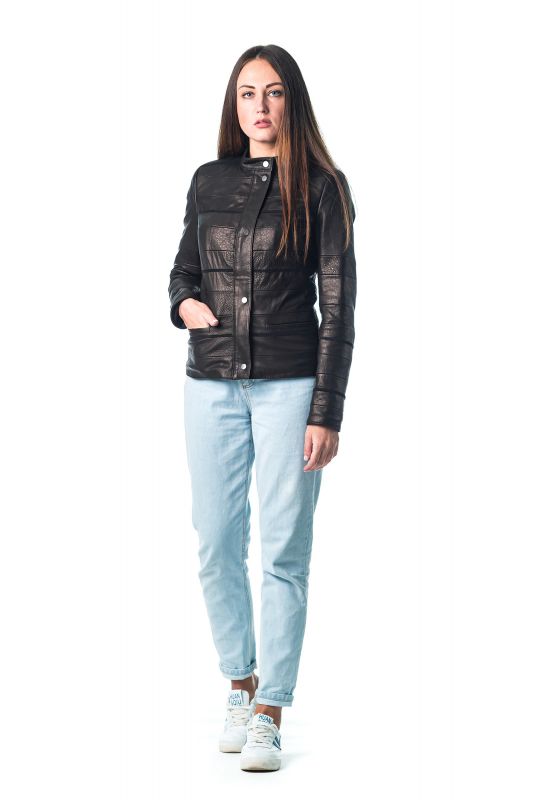 Куртка женская модель 2046.4 черн.криспи