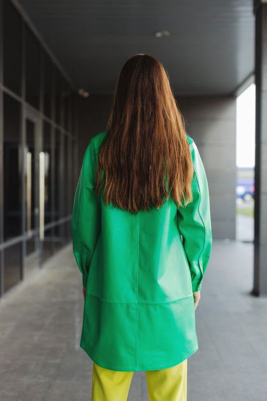 Куртка женская модель 577.1 ярко-зеленая