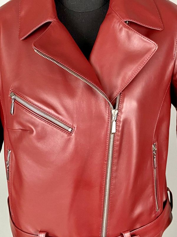 Куртка женская модель 20 терракот/бордо