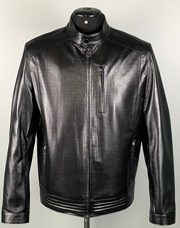 Куртка мужская модель 334.21Б черн./плитка квадратн.