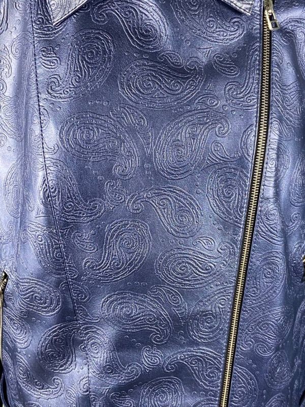 Куртка женская модель 35 синяя/рис.оригин.