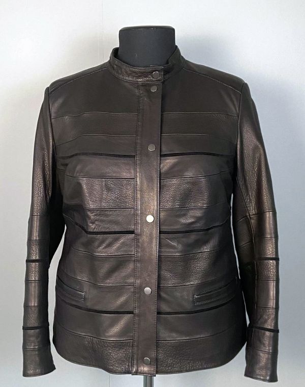 Куртка женская модель 2046.4 черн.криспи